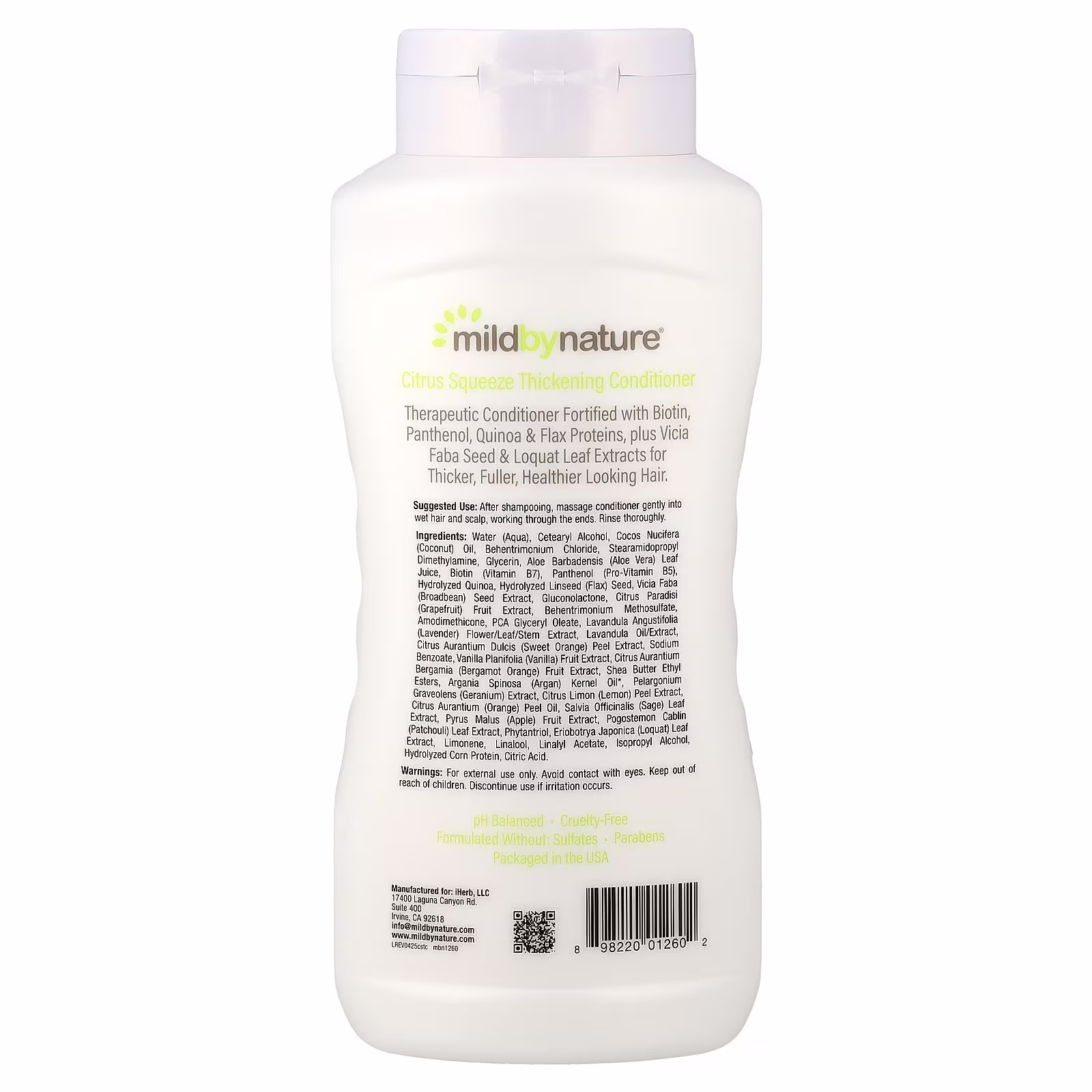 Mild By Nature Thickening Conditioner B-Complex & Biotine Citrus Squeeze 473 ml