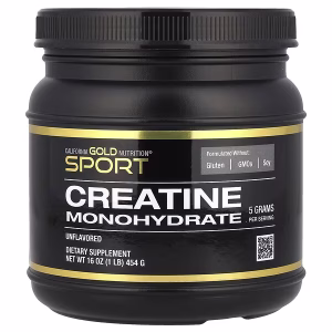 Creatine Monohydrate California Gold Nutrition 454 g au Maroc